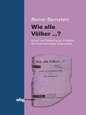 cover image of Wie alle Völker ...?